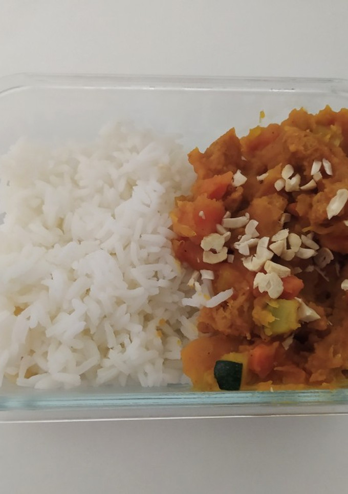 Una foto de Curry de calabaza