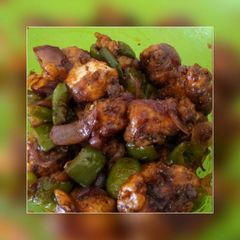 A picture of Chilli paneer.