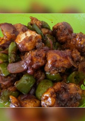 A picture of Chilli paneer.