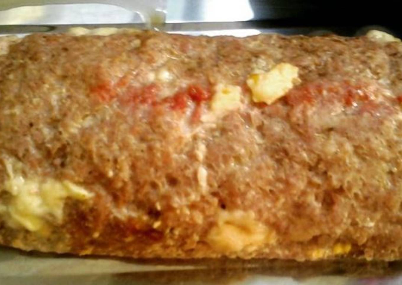 Pastel de carne relleno