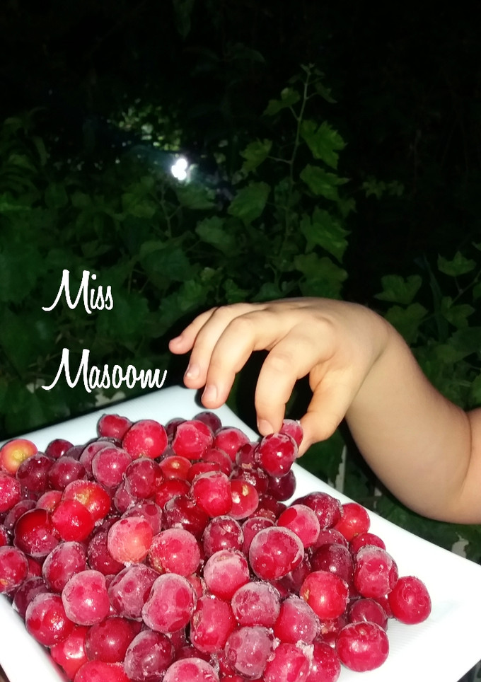 عکسی از دستور آلبالو یخی