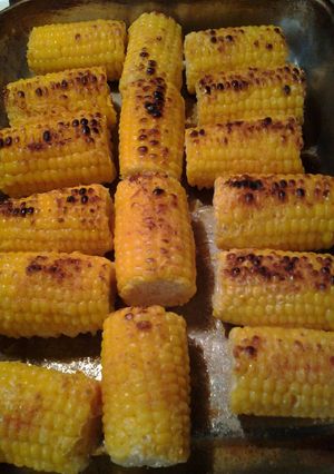 A picture of Mothers Day Corn from the broiler.