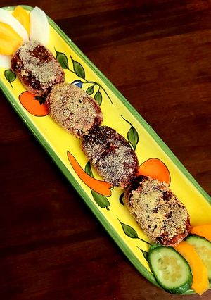 A picture of Oddiya style Vegetable Cutlets.