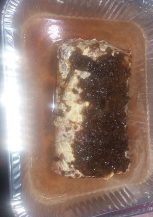 Una foto de Lomo mechado con vino blanco y ciruela pasa