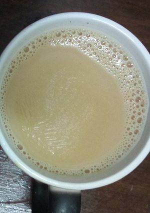 A picture of Tangawizi milk tea #authormarathon#.