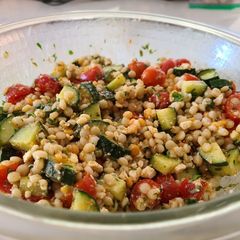 A picture of Israeli Couscous Salad.