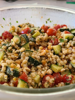 A picture of Israeli Couscous Salad.