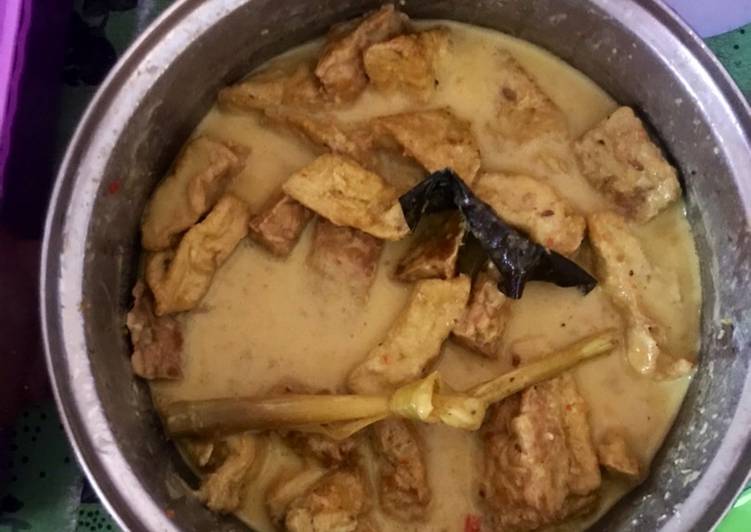 Cara Gampang Menyiapkan Tahu tempe santan yang Bikin Ngiler