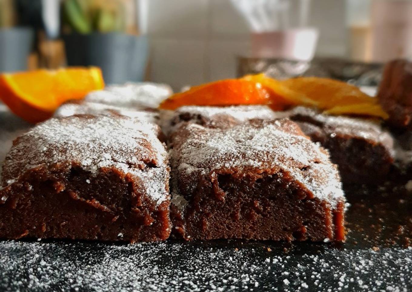 Fondant chocolat orange