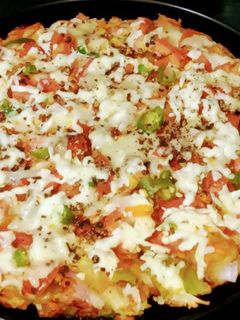 ব্রেড এগ পিজ্জা (Bread Egg Pizza Recipe In Bengali) রেসিপির প্রধান ছবি