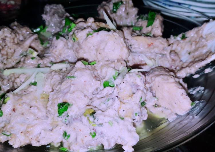 Steps to Prepare Homemade Chicken white karahii