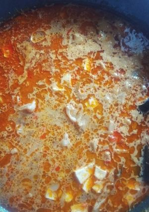 Foto resep Sayur nangka tahu santan jeletot