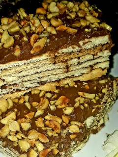 عکسی از دستور کیک یخچالی