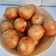 A picture of Puff puffs #jikonichallenge #15orlessminutescookingrecipecontest.