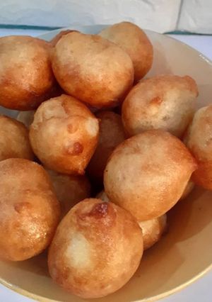 A picture of Puff puffs #jikonichallenge #15orlessminutescookingrecipecontest.