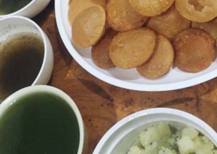 Steps to Prepare Any-night-of-the-week 4 flavours paani poori