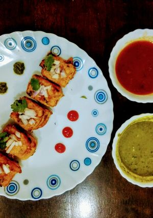 A picture of Bread pakoda.