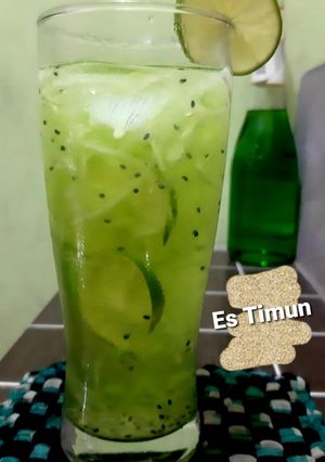Foto resep Es Timun selasih jeruk nipis