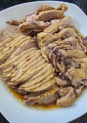Hình của món Vịt hấp xì dầu (nước tương).