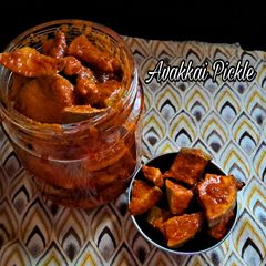 A picture of Avakkai Pickle.