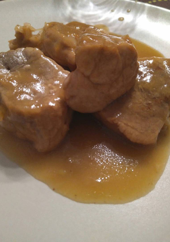 Una foto de Solomillo en salsa de mostaza y miel