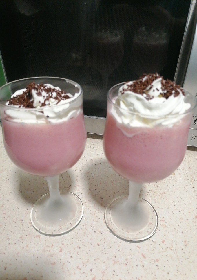 Una foto de Batido de fresa !!