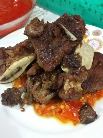Cara Gampang Menyiapkan Resep Iga panggang empuk sambel korek yang Bisa Manjain Lidah