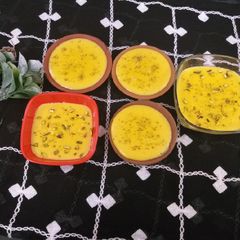 A picture of Mango rice casar pista firny pudding.