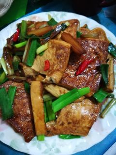 蔥燒豆腐 的食譜成品照片