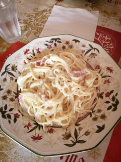 Una foto de Espagueti carbonara