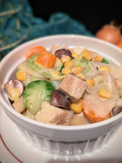 簡易奶油燉蔬菜 - 一鍋到底奶素料理 的食譜成品照片