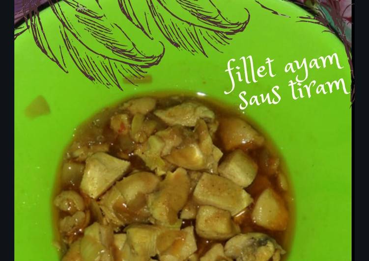 Bagaimana Membuat Fillet ayam saus tiram, Bisa Manjain Lidah