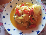 Merluza encebollada