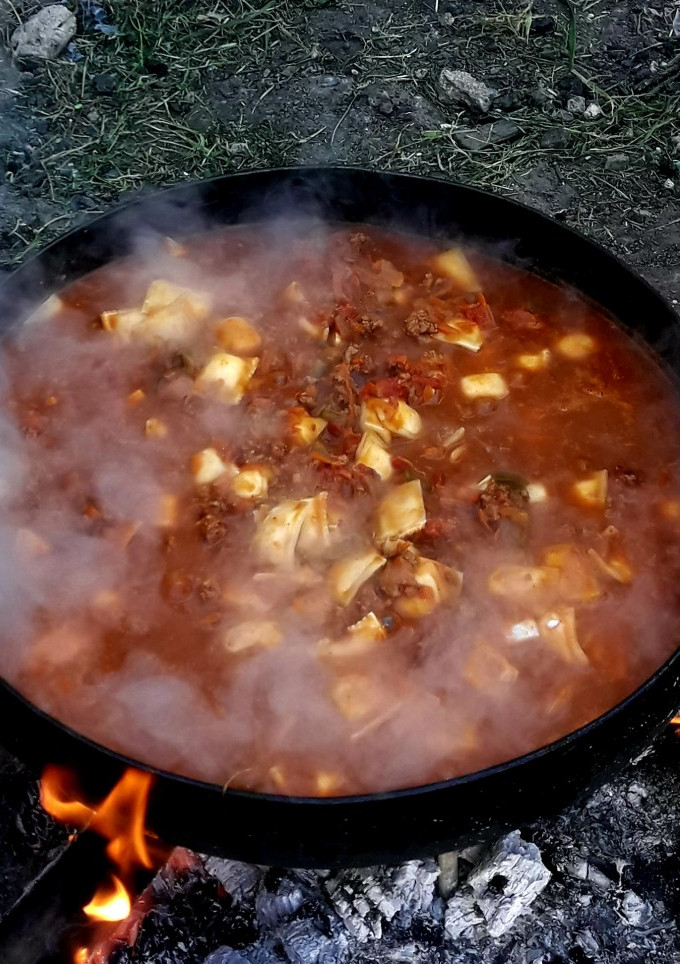 Una foto de Ravioles de ricota con bolognesa (al disco)