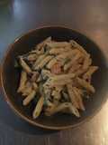 Penne zucchine e gamberetti