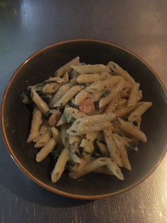 Foto di Penne zucchine e gamberetti