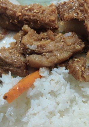 A picture of Beef Bulgogi (불고기).