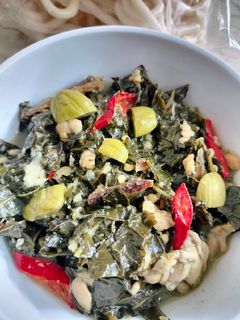 Foto resep Oblok-Oblok Sayur Singkong Tempe Pete