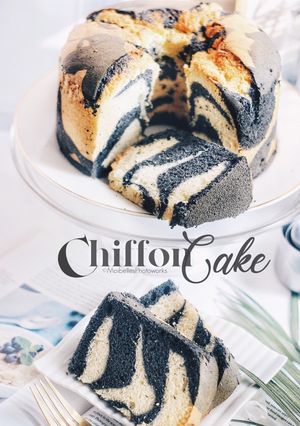 Foto resep Chiffon Cake motif Zebra