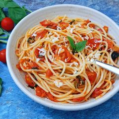 A picture of Spaghetti al Pomodoro.
