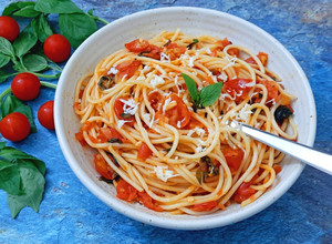 A picture of Spaghetti al Pomodoro.