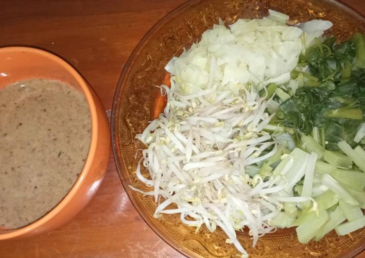 Resep Gado gado siram (lotek asak) yang Sempurna