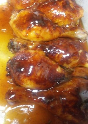 A picture of Honey Baked Paprika Chicken.