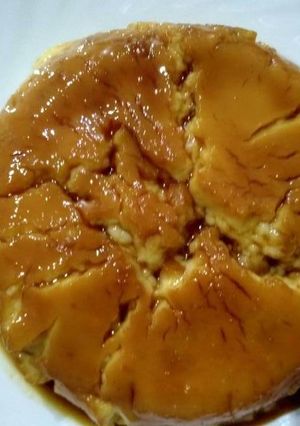 Una foto de Flan de sobaos