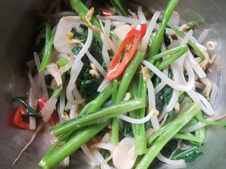 Resep Tumis kangkung,taoge dan terasi, Menggugah Selera