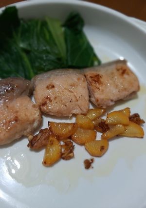 Foto resep Butter garlic salmon for baby