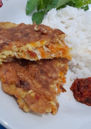 Foto resep Telur dadar sayur