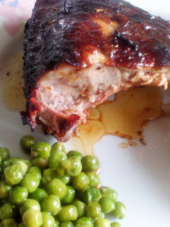 Una foto de Costillas de lechón a la miel🍖🍯