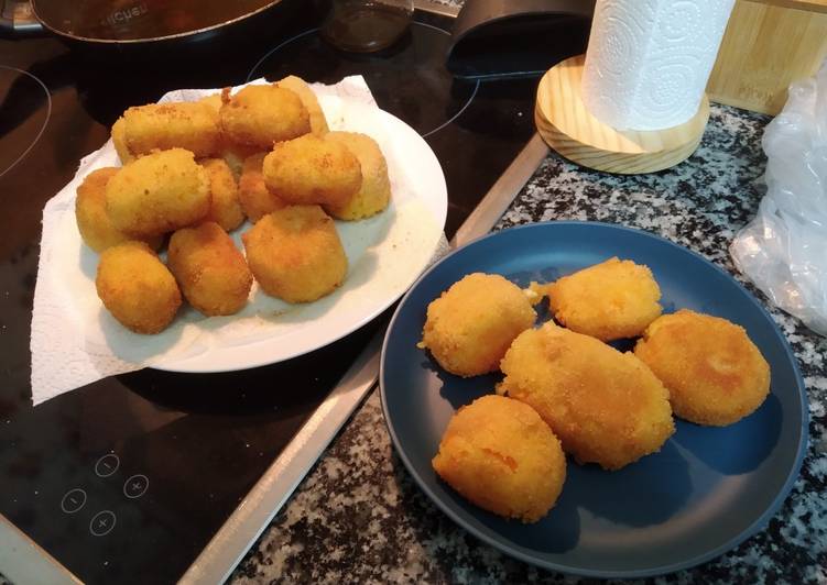 Croquetas veganas de zanahoria y arroz