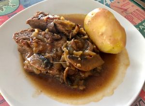 Una foto de Plateada con champiñones